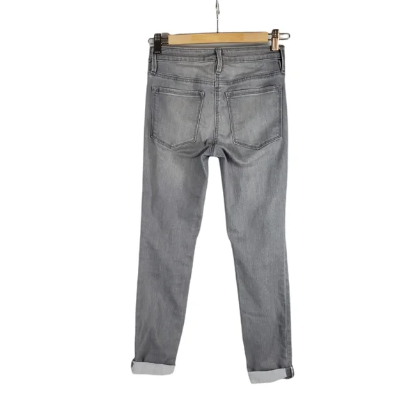 Athleta Grey SCULPTEK Skinny Jeans Tights Grey Wash Movement Size 2P - Picture 8 of 15